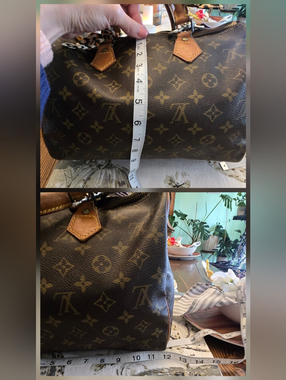 Louis Vuitton Speedy 30 Vintage Monogram Travel Bag Excellent Used Condition